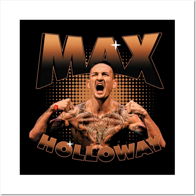 Max Holloway fighter Wall Art by Habli